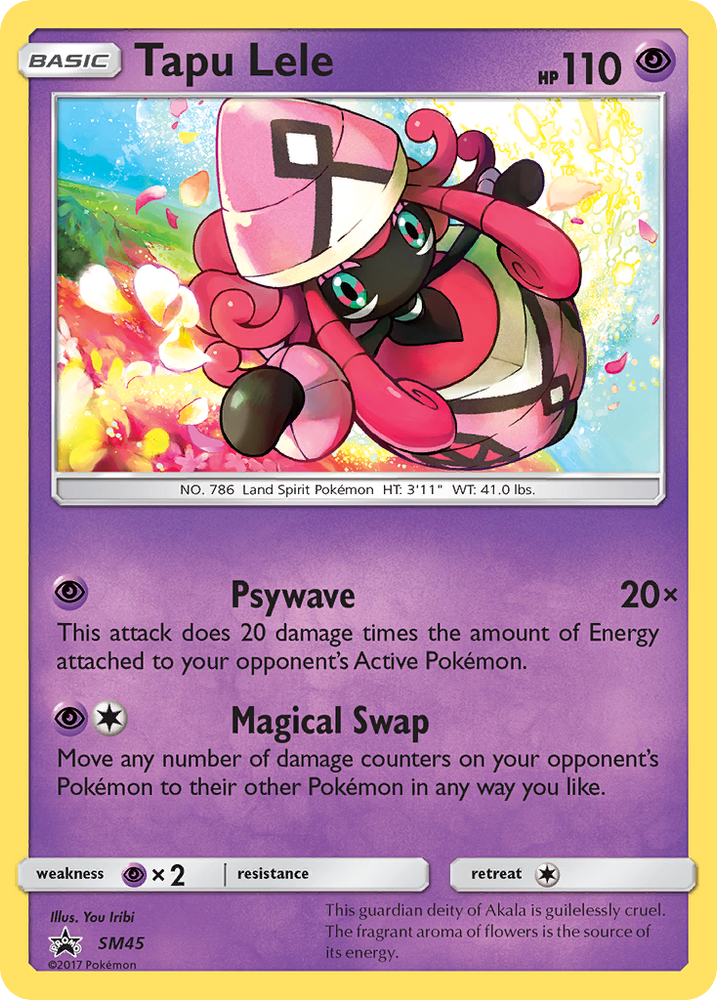 Pokemon | Tapu Lele (SM45) [Sun & Moon: Black Star Promos] | The Nerd Merchant