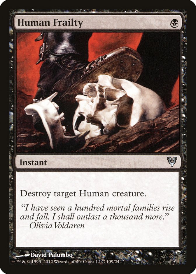Magic | Human Frailty [Avacyn Restored] | The Nerd Merchant