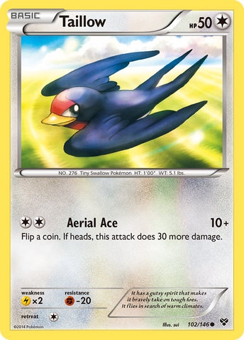 Pokemon | Taillow (102/146) [XY: Base Set] | The Nerd Merchant