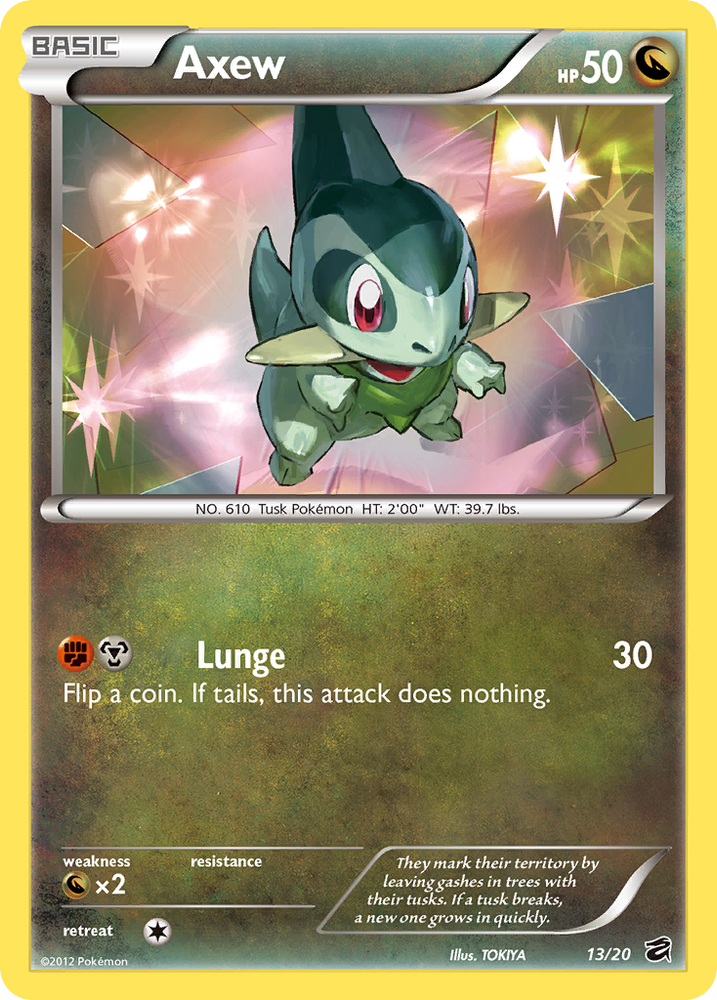 Pokemon | Axew (13/20) [Black & White: Dragon Vault] | The Nerd Mechant