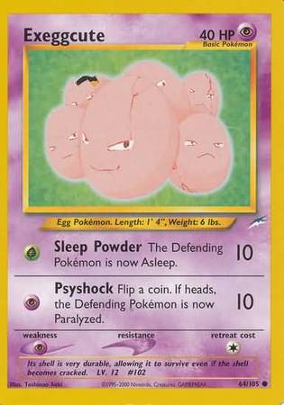 Pokemon | Exeggcute (64/105) [Neo Destiny Unlimited] | The Nerd Merchant