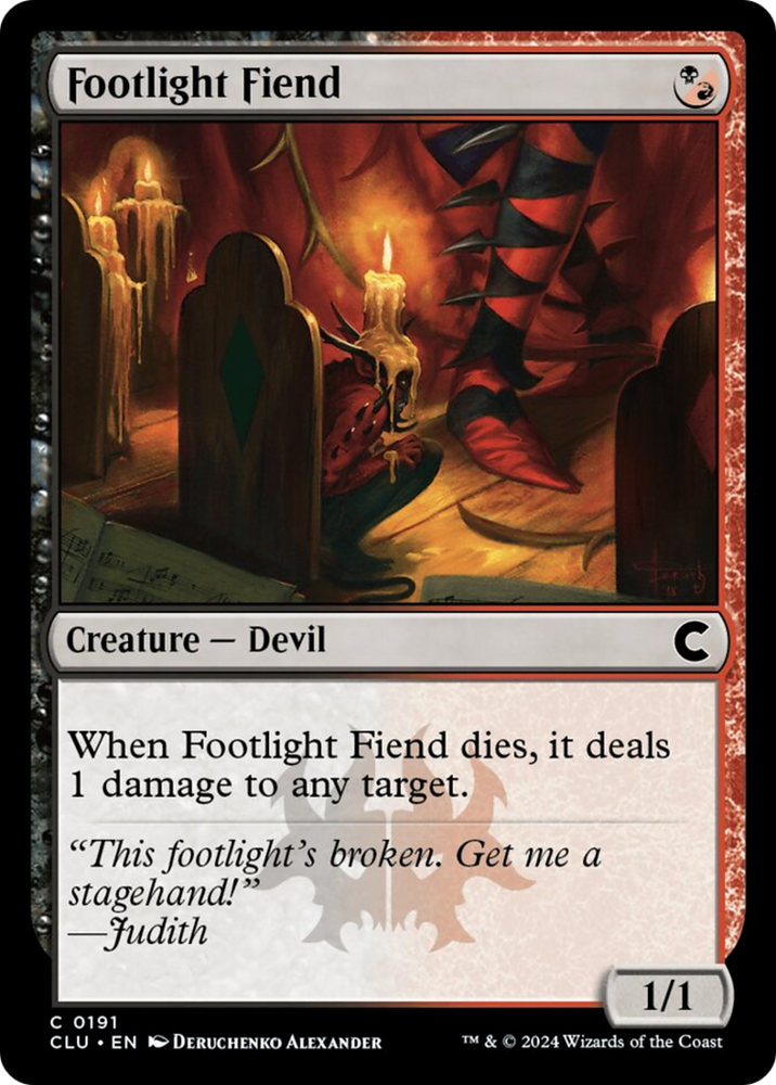 Magic | Footlight Fiend [Ravnica: Clue Edition] | The Nerd Merchant