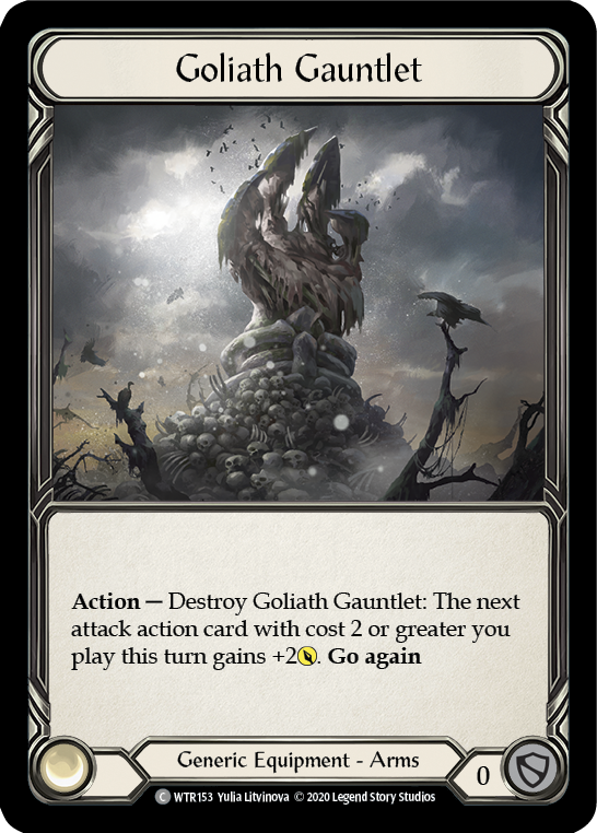 Flesh and Blood TCG | Goliath Gauntlet [U-WTR153] (Welcome to Rathe Unlimited)  Unlimited Rainbow Foil | The Nerd Merchant
