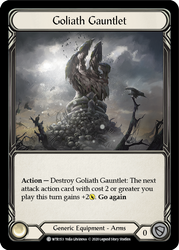 Flesh and Blood TCG | Goliath Gauntlet [U-WTR153] (Welcome to Rathe Unlimited)  Unlimited Rainbow Foil | The Nerd Merchant