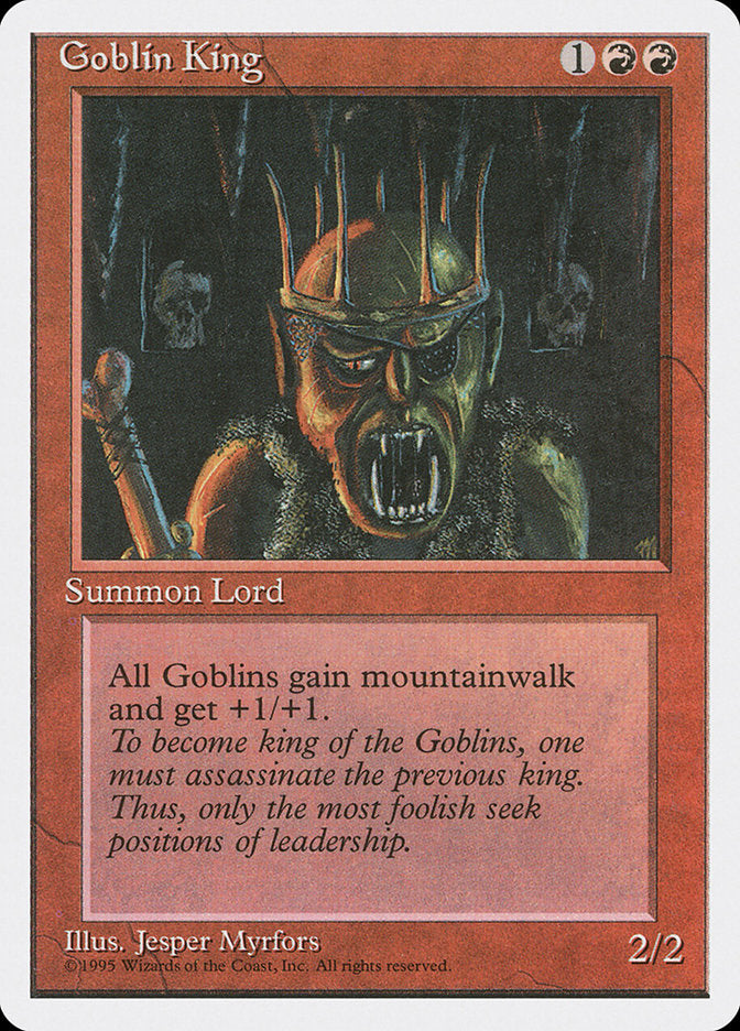 Magic | Goblin King [Fourth Edition] | The Nerd Merchant