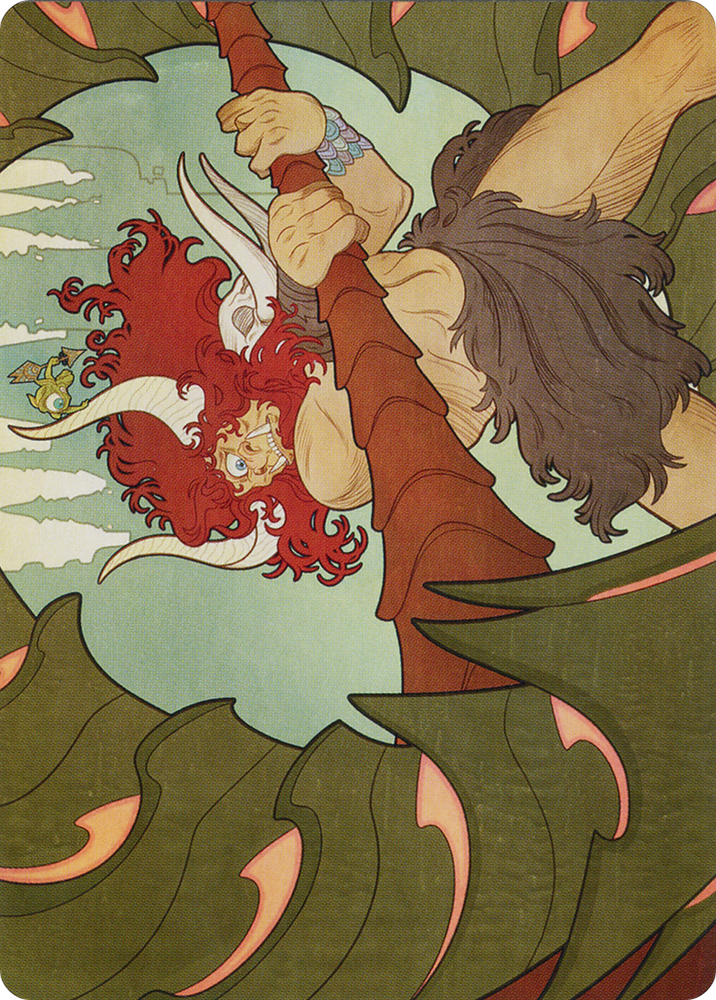 Magic | Borborygmos and Fblthp Art Card (57) [March of the Machine Art Series] | The Nerd Merchant
