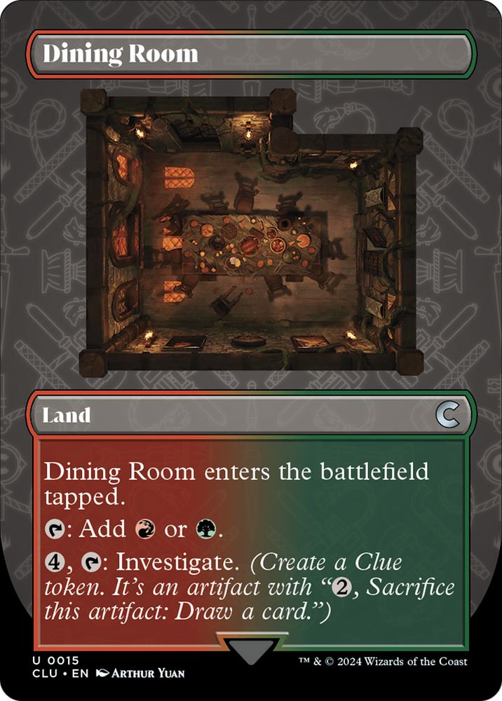 Magic | Dining Room (Borderless) [Ravnica: Clue Edition] | The Nerd Merchant