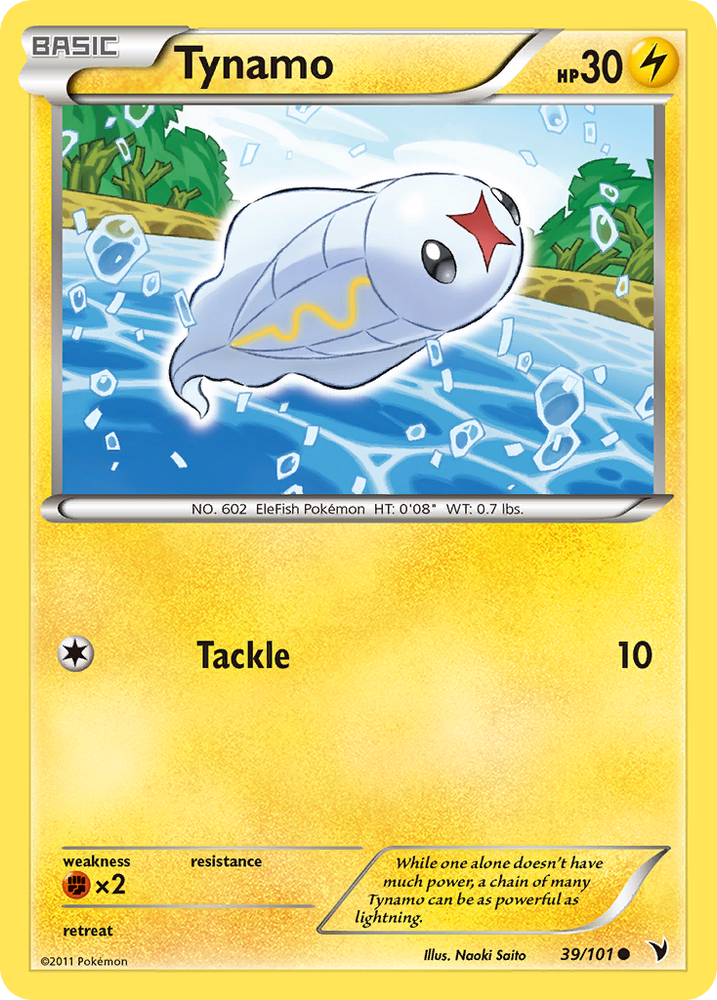 Pokemon | Tynamo (39/101) [Black & White: Noble Victories] | The Nerd Merchant