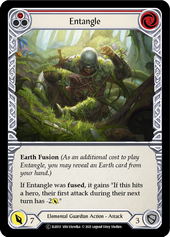 Flesh and Blood TCG | Entangle (Red) [U-ELE013] (Tales of Aria Unlimited)  Unlimited Normal | The Nerd Merchant