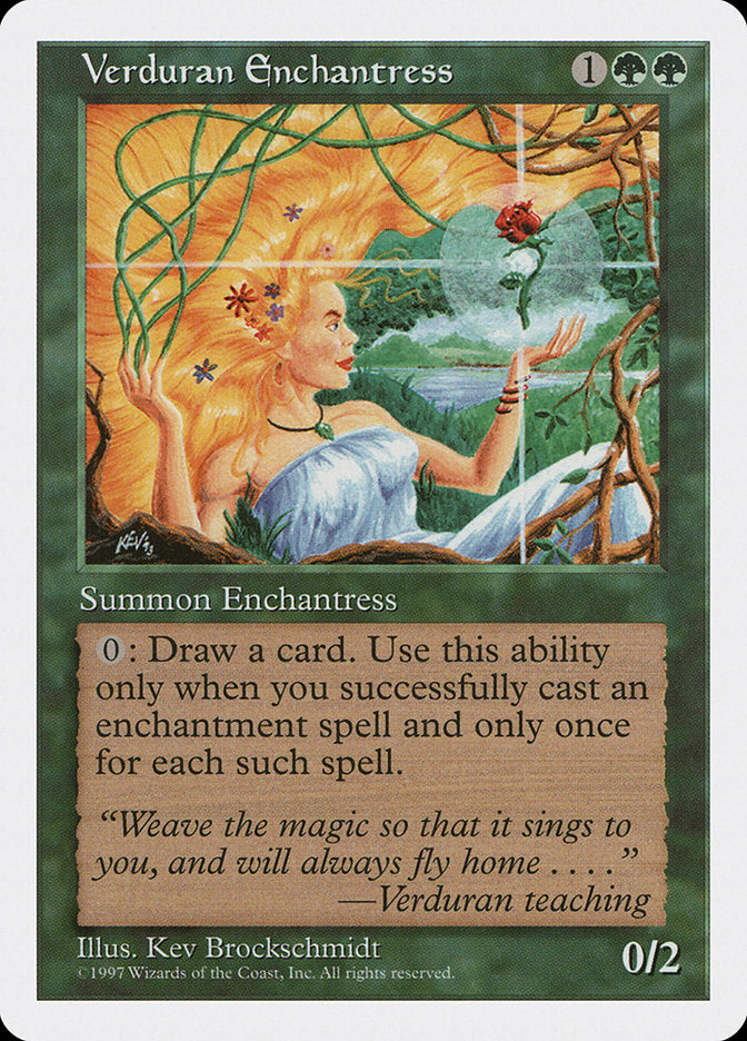 Magic | Verduran Enchantress [Fifth Edition] | The Nerd Merchant