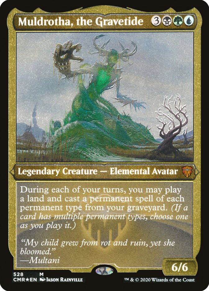 Magic | Muldrotha, the Gravetide (Etched) [Commander Legends] | The Nerd Merchant