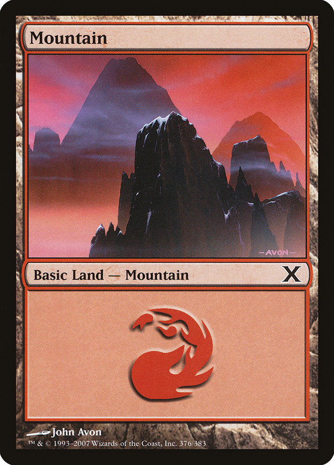 Magic | Mountain (376) [Tenth Edition] | The Nerd Merchant