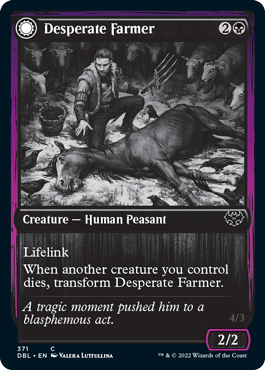 Magic | Desperate Farmer // Depraved Harvester [Innistrad: Double Feature] | The Nerd Merchant