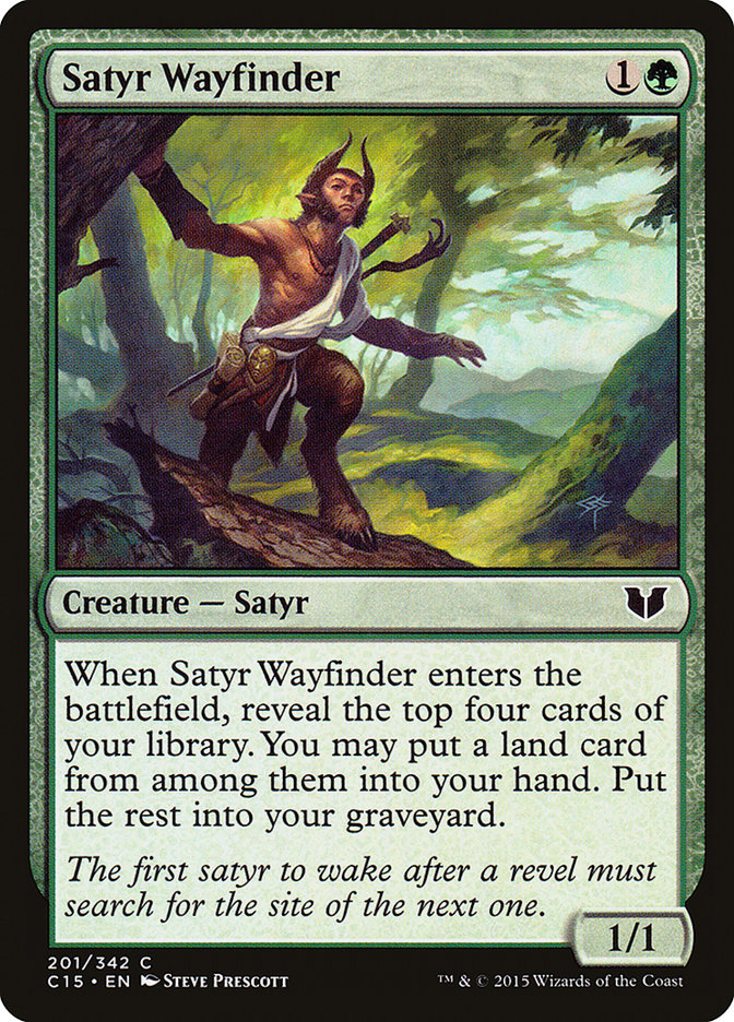 Magic | Satyr Wayfinder [Commander 2015] | The Nerd Merchant