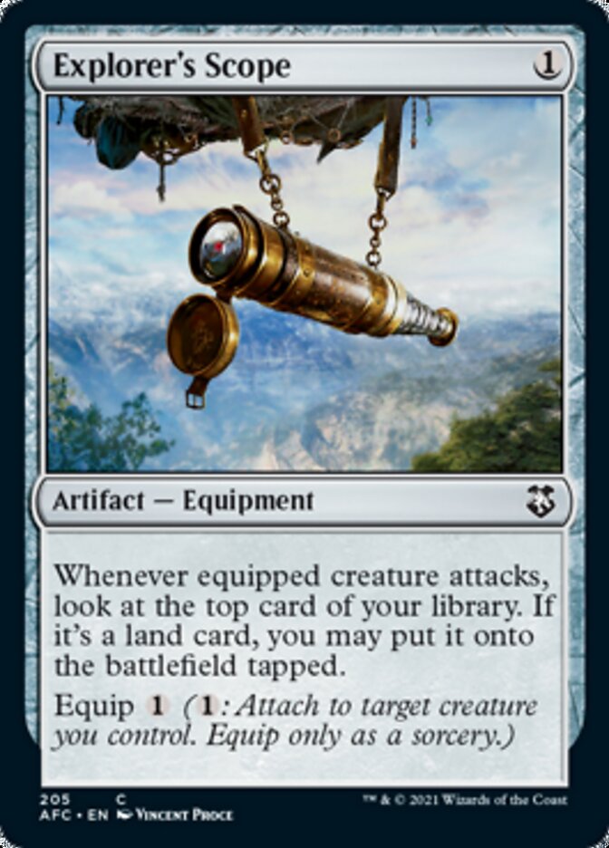 Magic | Explorer's Scope [Dungeons & Dragons: Adventures in the Forgotten Realms Commander] | The Nerd Merchant