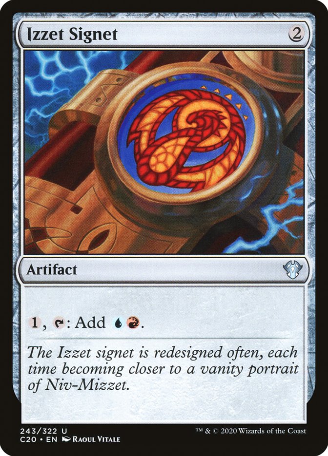 Magic | Izzet Signet [Commander 2020] | The Nerd Merchant
