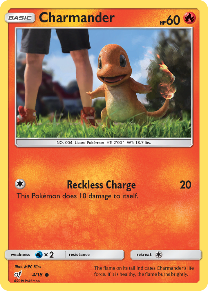 Pokemon | Charmander (4/18) [Sun & Moon: Detective Pikachu] | The Nerd Merchant