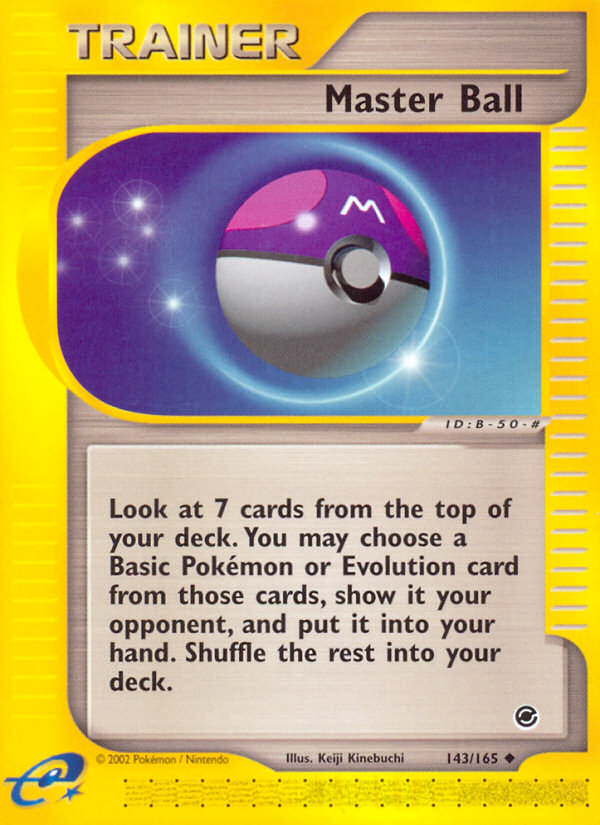 Pokemon | Master Ball (143/165) [Expedition: Base Set] | The Nerd Merchant
