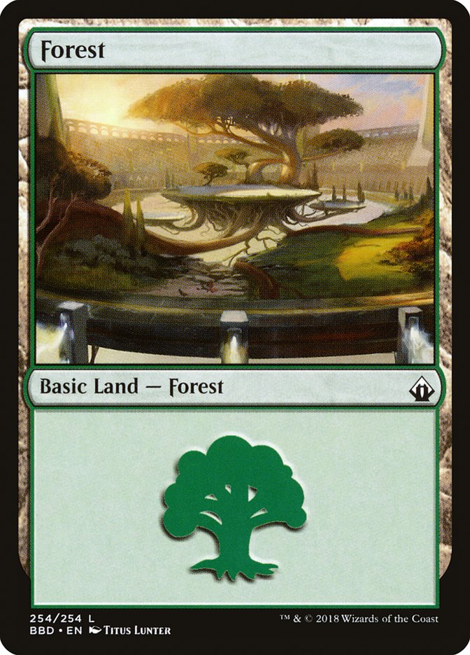 Magic | Forest (254) [Battlebond] | The Nerd Merchant