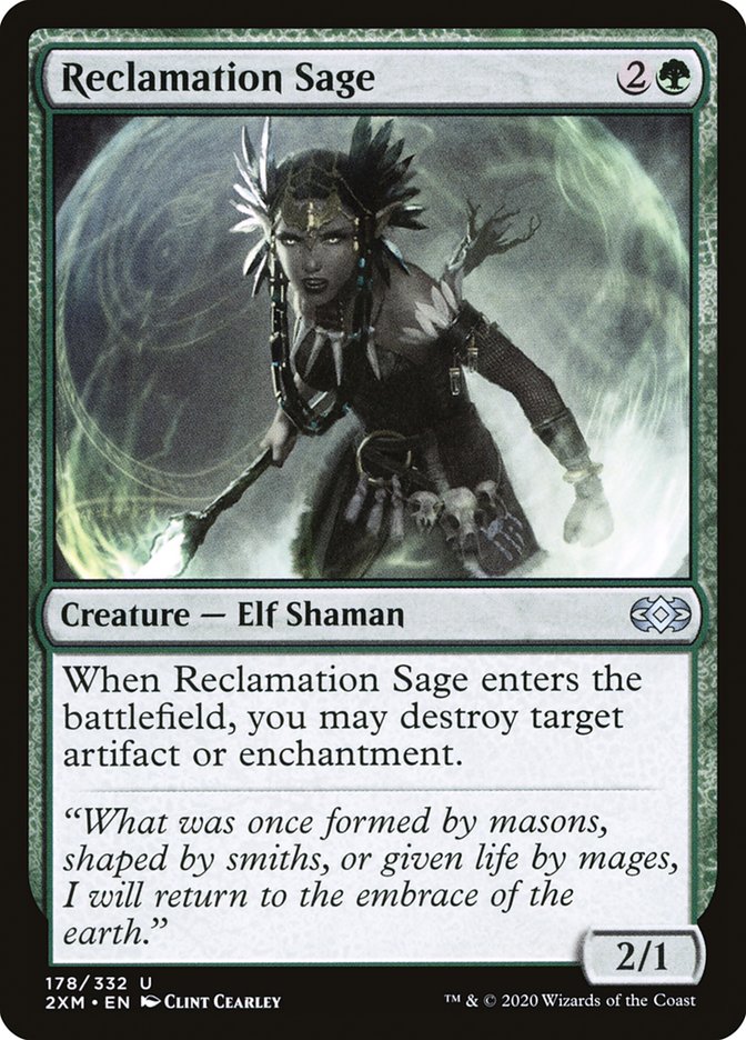 Magic | Reclamation Sage [Double Masters] | The Nerd Merchant
