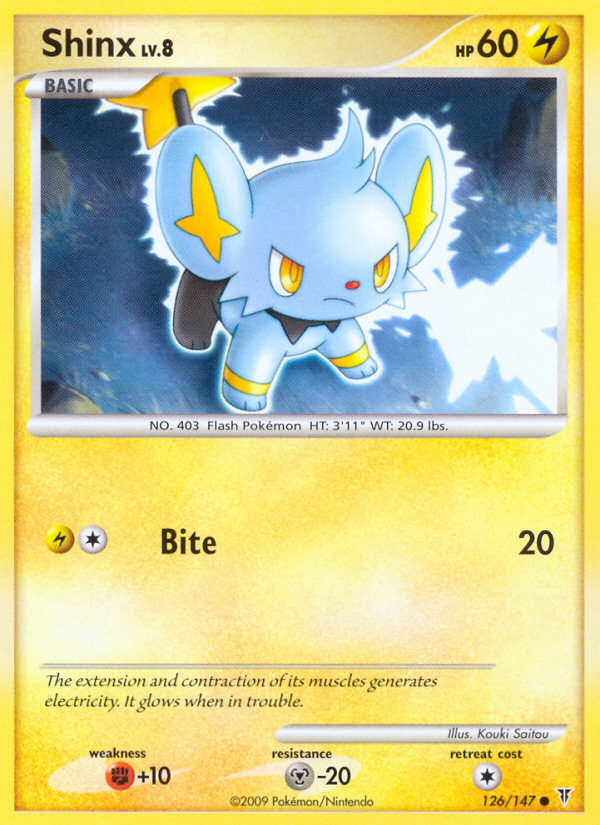 Pokemon | Shinx (126/147) [Platinum: Supreme Victors] | The Nerd Merchant