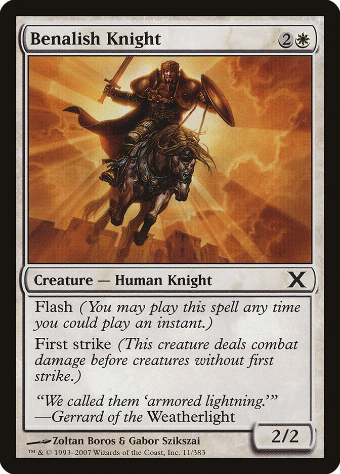 Magic | Benalish Knight [Tenth Edition] | The Nerd Merchant