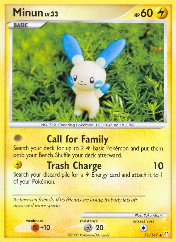 Pokemon | Minun (71/147) [Platinum: Supreme Victors] | The Nerd Merchant