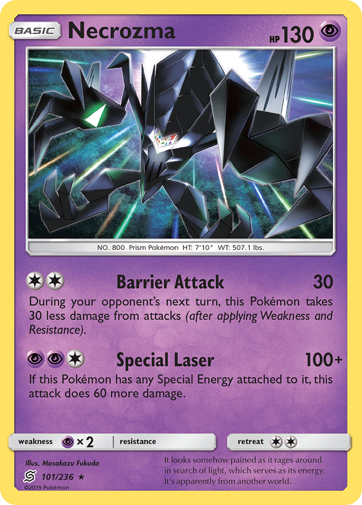 Pokemon | Necrozma (101/236) [Sun & Moon: Unified Minds] | The Nerd Merchant