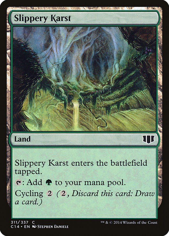 Magic | Slippery Karst [Commander 2014] | The Nerd Merchant