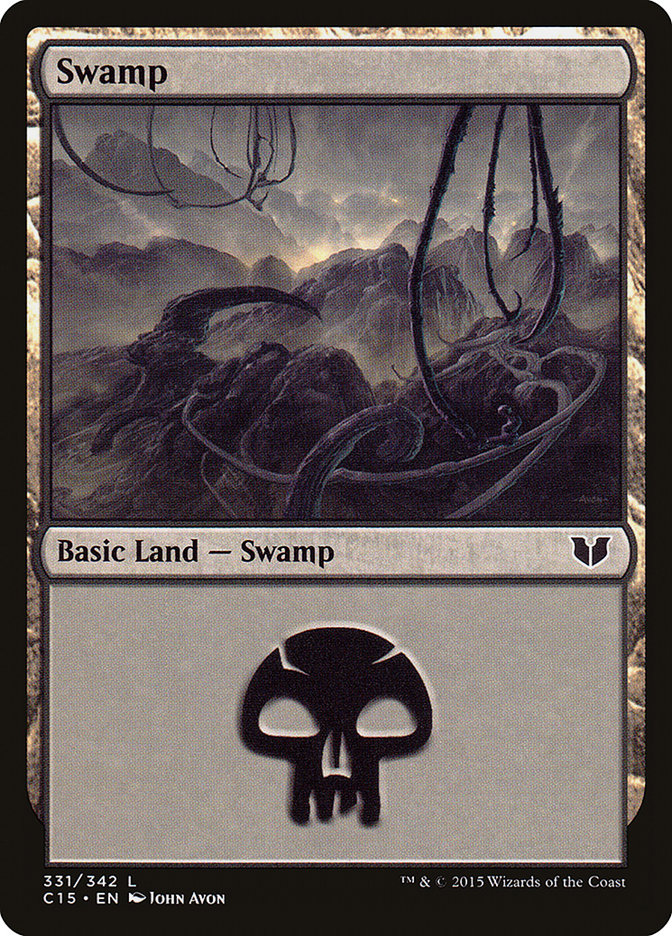Magic | Swamp (331) [Commander 2015] | The Nerd Merchant