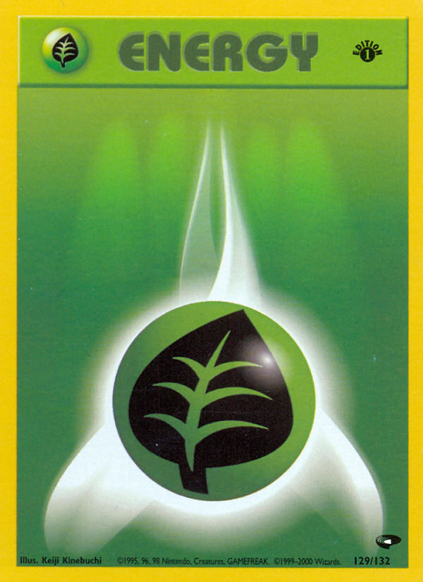 Pokemon | Grass Energy (129/132) [Gym Challenge 1st Edition] | The Nerd Merchant