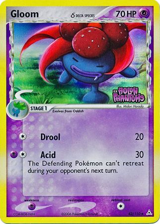 Pokemon | Gloom (42/110) (Delta Species) (Stamped) [EX: Holon Phantoms] | The Nerd Merchant