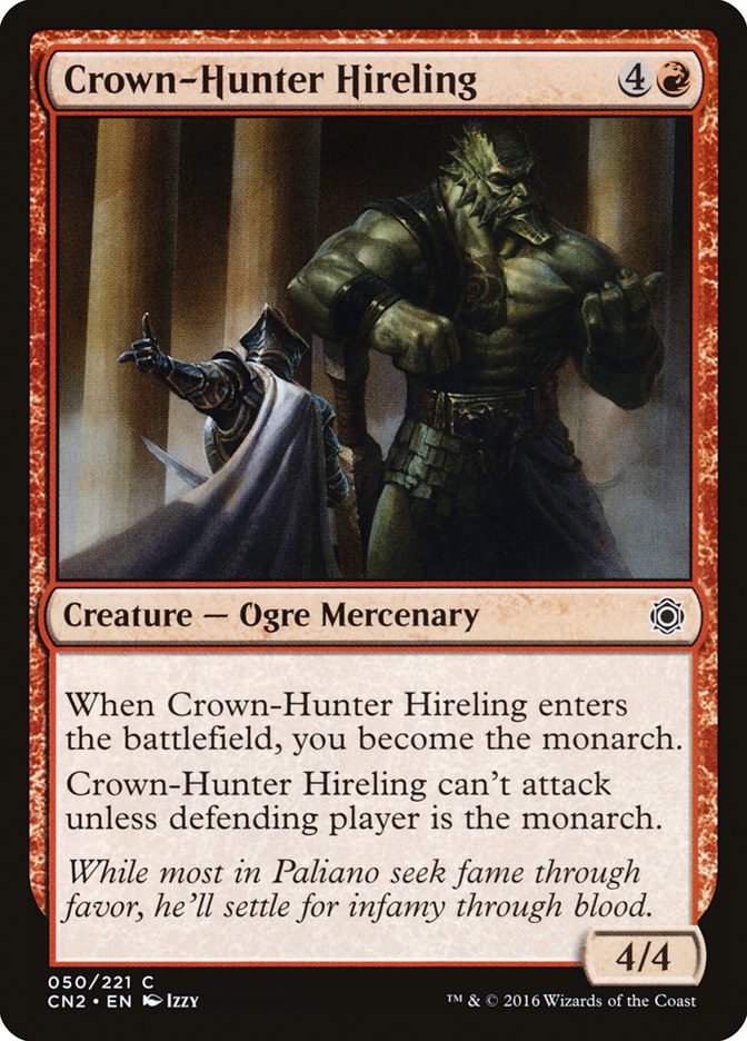 Magic | Crown-Hunter Hireling [Conspiracy: Take the Crown] | The Nerd Merchant