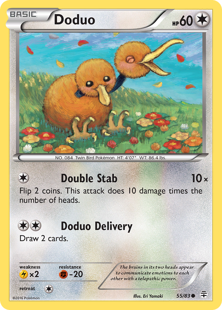 Pokemon | Doduo (55/83) [XY: Generations] | The Nerd Merchant
