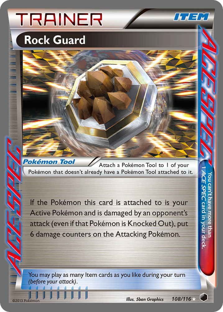 Pokemon | Rock Guard (108/116) [Black & White: Plasma Freeze] | The Nerd Merchant