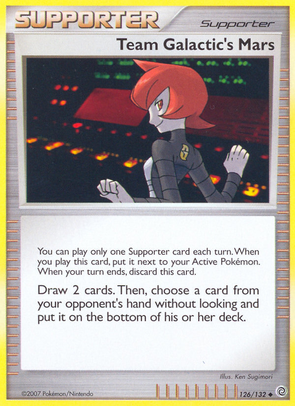 Pokemon | Team Galactic's Mars (126/132) [Diamond & Pearl: Secret Wonders] | The Nerd Merchant
