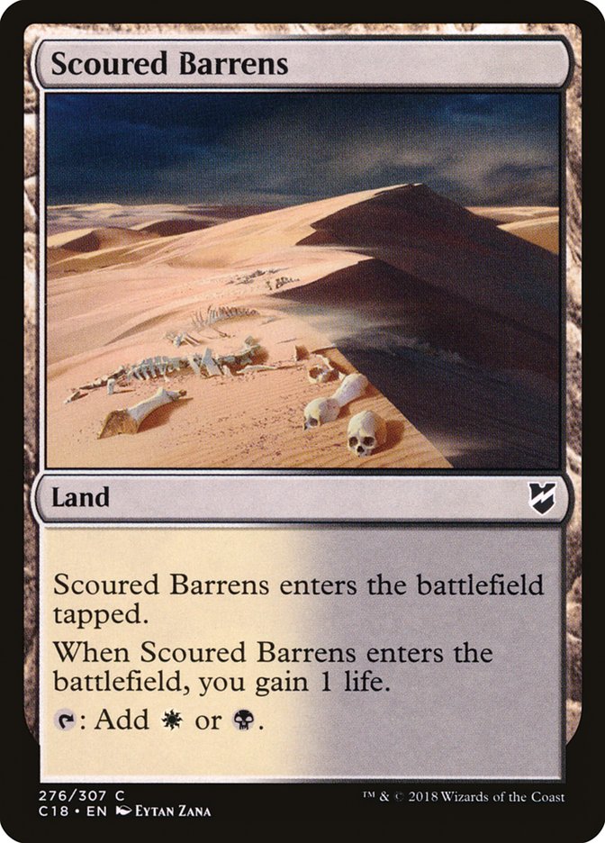 Magic | Scoured Barrens [Commander 2018] | The Nerd Merchant