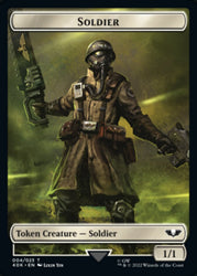 Magic | Soldier (004) // Arco-Flagellant Double-Sided Token (Surge Foil) [Warhammer 40,000 Tokens] | The Nerd Merchant