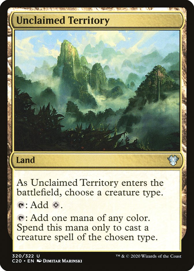 Magic | Unclaimed Territory [Commander 2020] | The Nerd Merchant