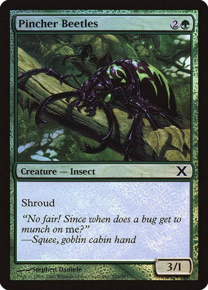 Magic | Pincher Beetles (Premium Foil) [Tenth Edition] | The Nerd Merchant