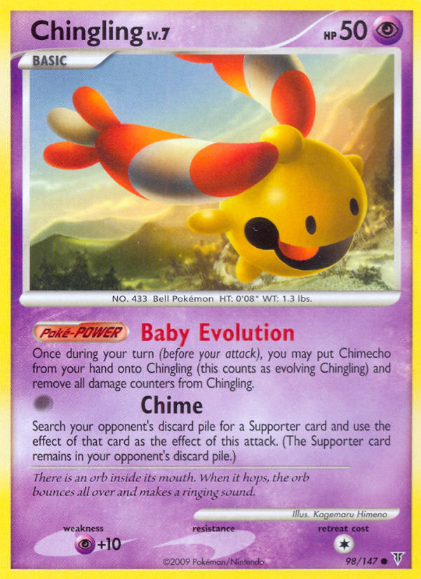 Pokemon | Chingling (98/147) [Platinum: Supreme Victors] | The Nerd Merchant