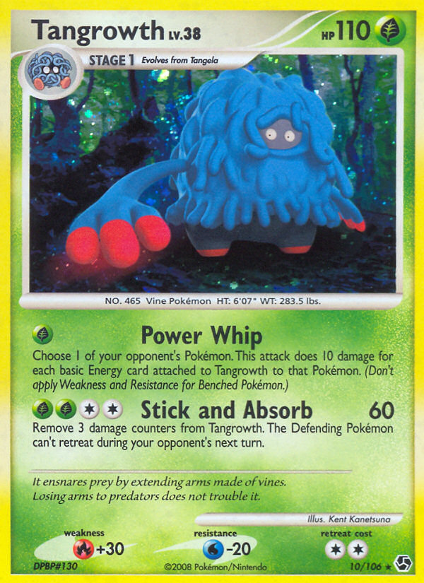 Pokemon | Tangrowth (10/106) [Diamond & Pearl: Great Encounters] | The Nerd Merchant