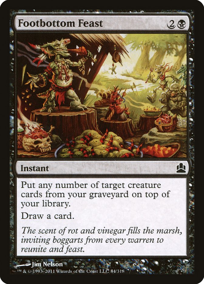 Magic | Footbottom Feast [Commander 2011] | The Nerd Merchant