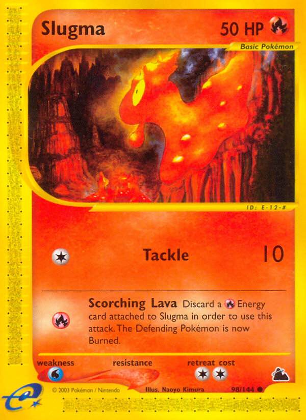 Pokemon | Slugma (98/144) [Skyridge] | The Nerd Merchant