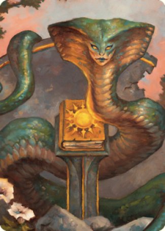 Magic | Guardian Naga Art Card [Commander Legends: Battle for Baldur's Gate Art Series] | The Nerd Merchant