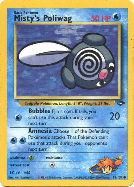 Pokemon | Misty's Poliwag (89/132) [Gym Challenge Unlimited] | The Nerd Merchant