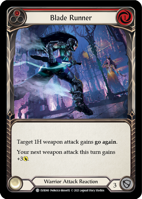 Flesh and Blood TCG | Blade Runner (Red) [EVR060] (Everfest)  1st Edition Normal | The Nerd Merchant