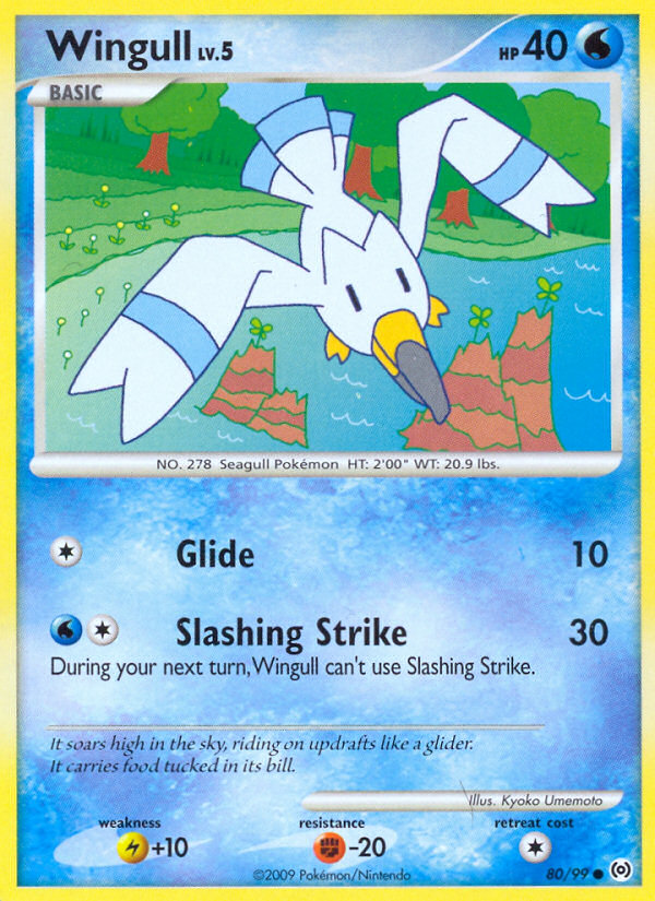 Pokemon | Wingull (80/99) [Platinum: Arceus] | The Nerd Merchant
