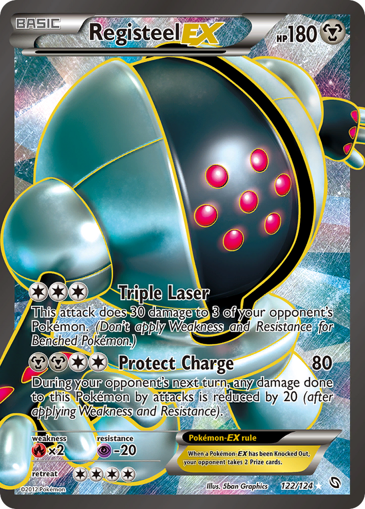 Pokemon | Registeel EX (122/124) [Black & White: Dragons Exalted] | The Nerd Merchant