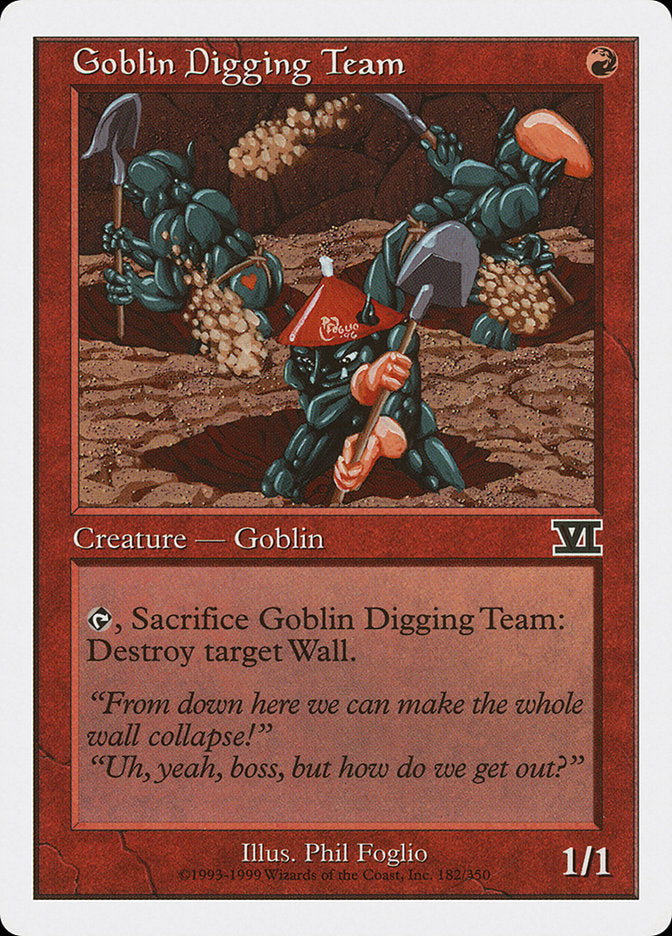 Magic | Goblin Digging Team [Classic Sixth Edition] | The Nerd Merchant